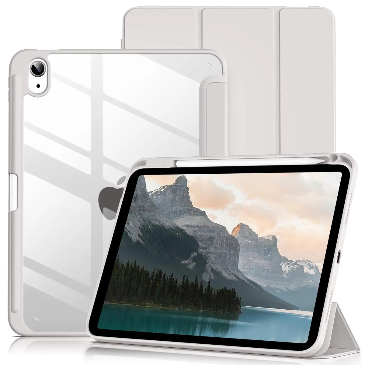 For Apple iPad (A16) 11th 11'' 2025/10th 10.9'' 2022 Generation Case with Pencil Holder, Hybrid iPad 11 10 Case with Clear Back