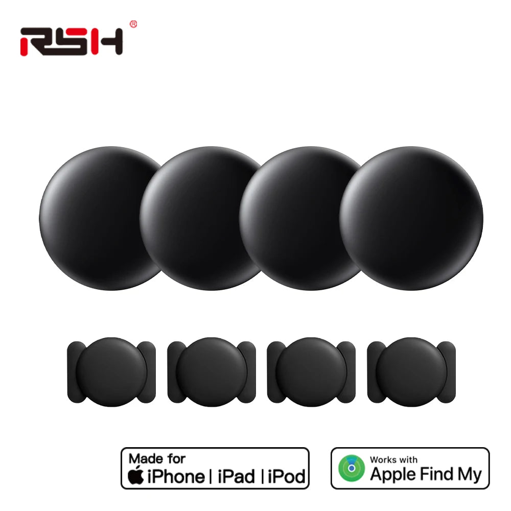 1/ 4Pack GPS Tracker Strong Magnetic Car Vehicle Tracking Anti-loss Positioning Device Car Locator work with Apple Find My APP