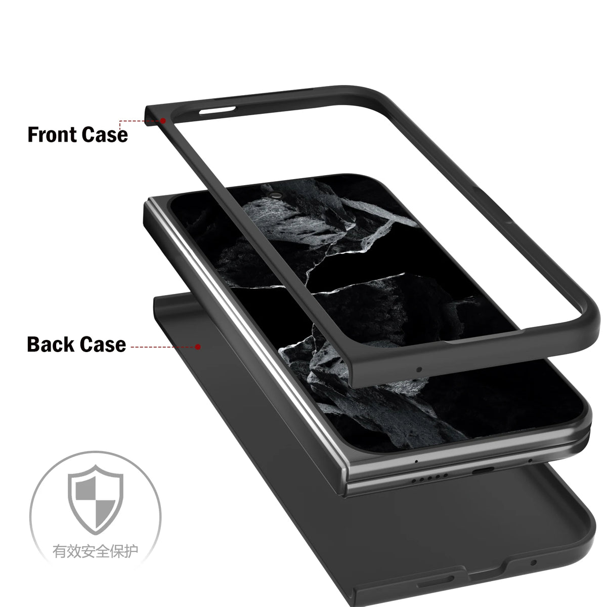 Ultra Thin Hard Case for Google Pixel 10 Pro Fold / Pixel 9 Pro Fold Case Matte Plastic PC Protection Phone Capa Cover