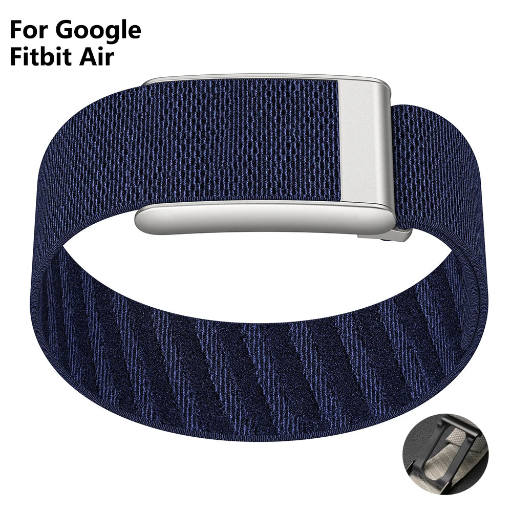 Nylon Loop Strap for Google Fitbit Air Change To Whoop 5.0 Sport Stretchy Watch Bracelet Soft Breathable Wristband for Women Men