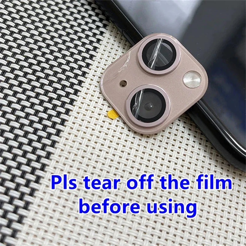 Seconds Change Fake Camera Lens For iPhone XR to 13 13mini Back Film Phone Alloy Sticker Protector Cover with Retail Box