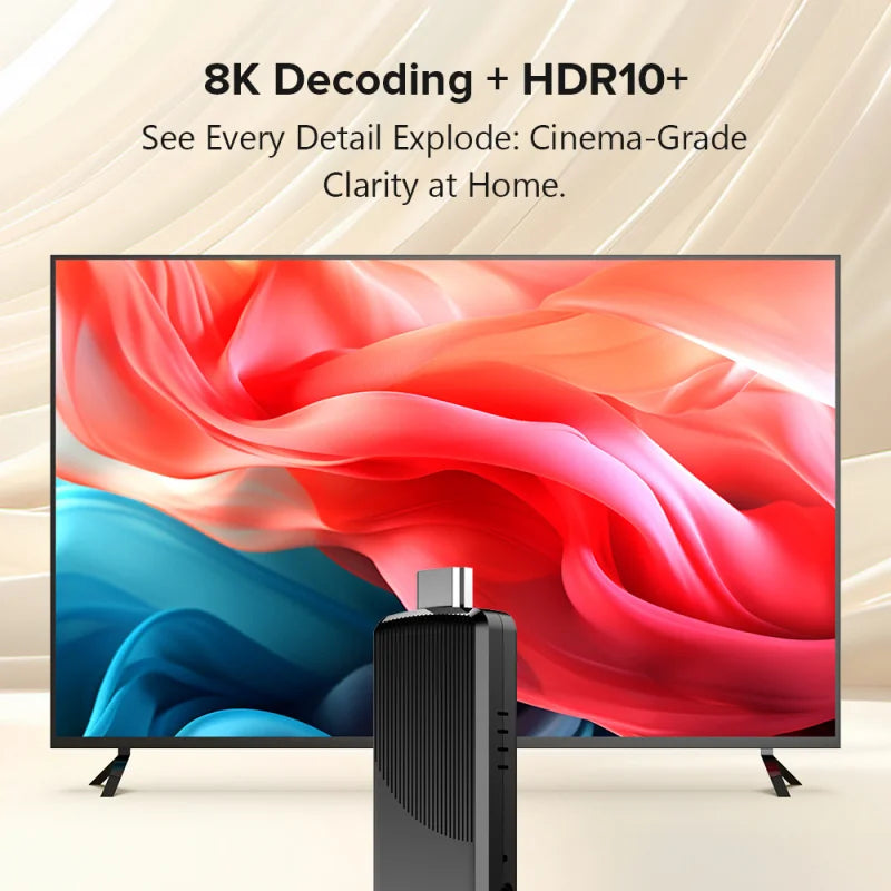 TV Stick Player New TV98 ATV X10 HD 8K 4K Android 14 Smart Media Player RK3518 Quad Core Chip Dual Wifi 5G 4G Voice Remote IPTV