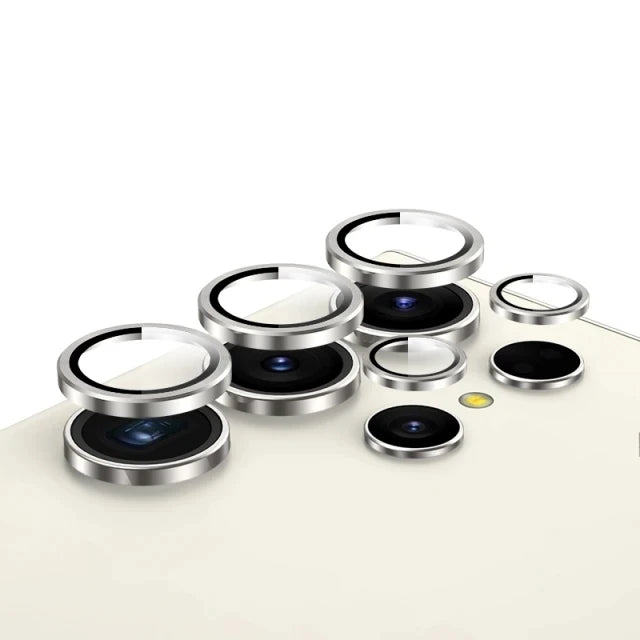For Samsung Galaxy S25 S24 Plus S23 Screen Protector Lens Cap Camera Ring Back Glass Ultra Fe