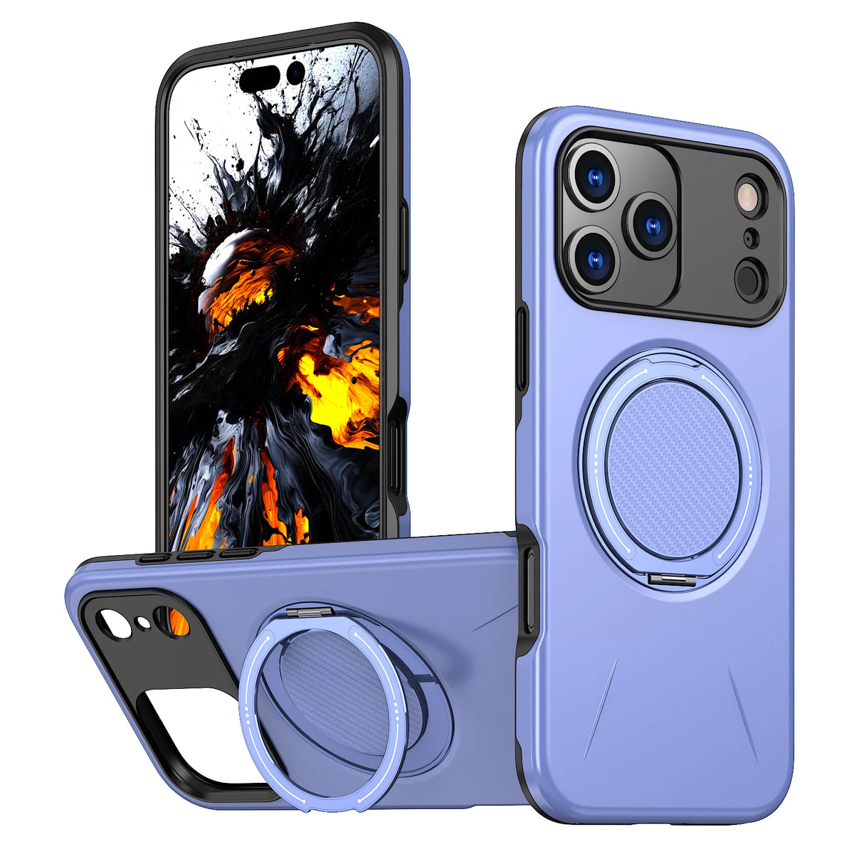 360° Magnetic Bracket Phone Case For iPhone 17 Air 11 12 13 14 15 16 17 Pro Max For Magsafe Shockproof Stand Holder Cover Funda