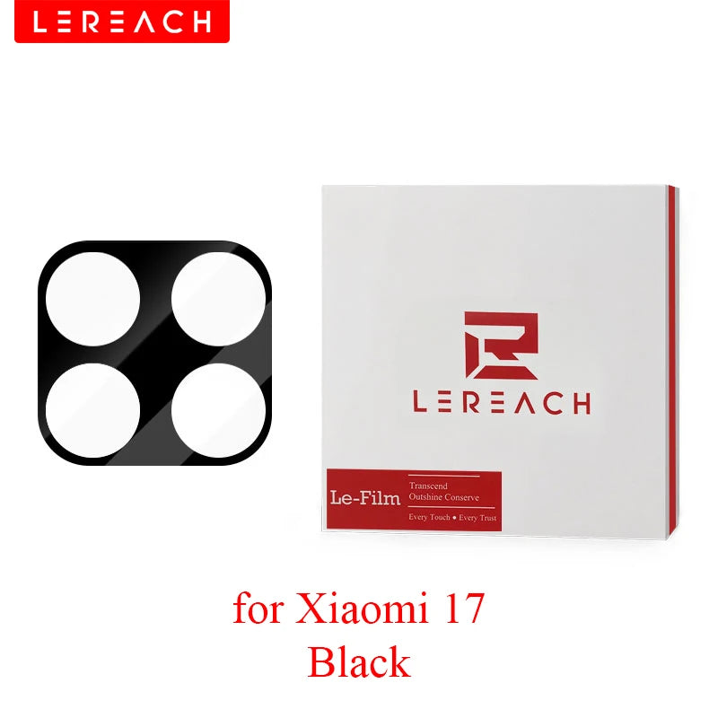 Lereach for Xiaomi 17 Tempered Glass Camera Lens Protector Scratch Resistant High Transparency Camera Protector