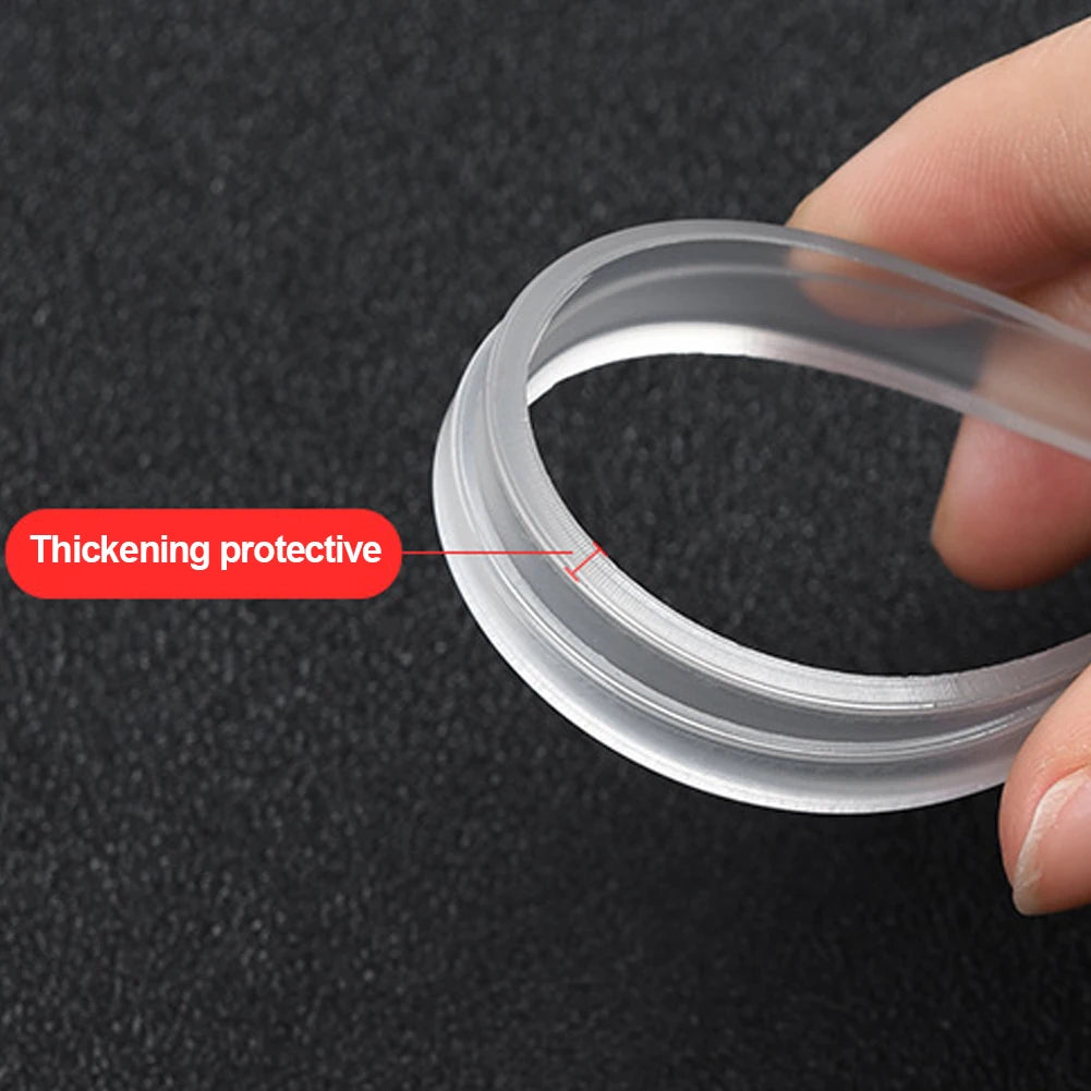 4PCS / Set Universal Scrape Guard Bumper Guards Car Door Edge Protector Rearview Mirror Protection Sticker Protective Strip