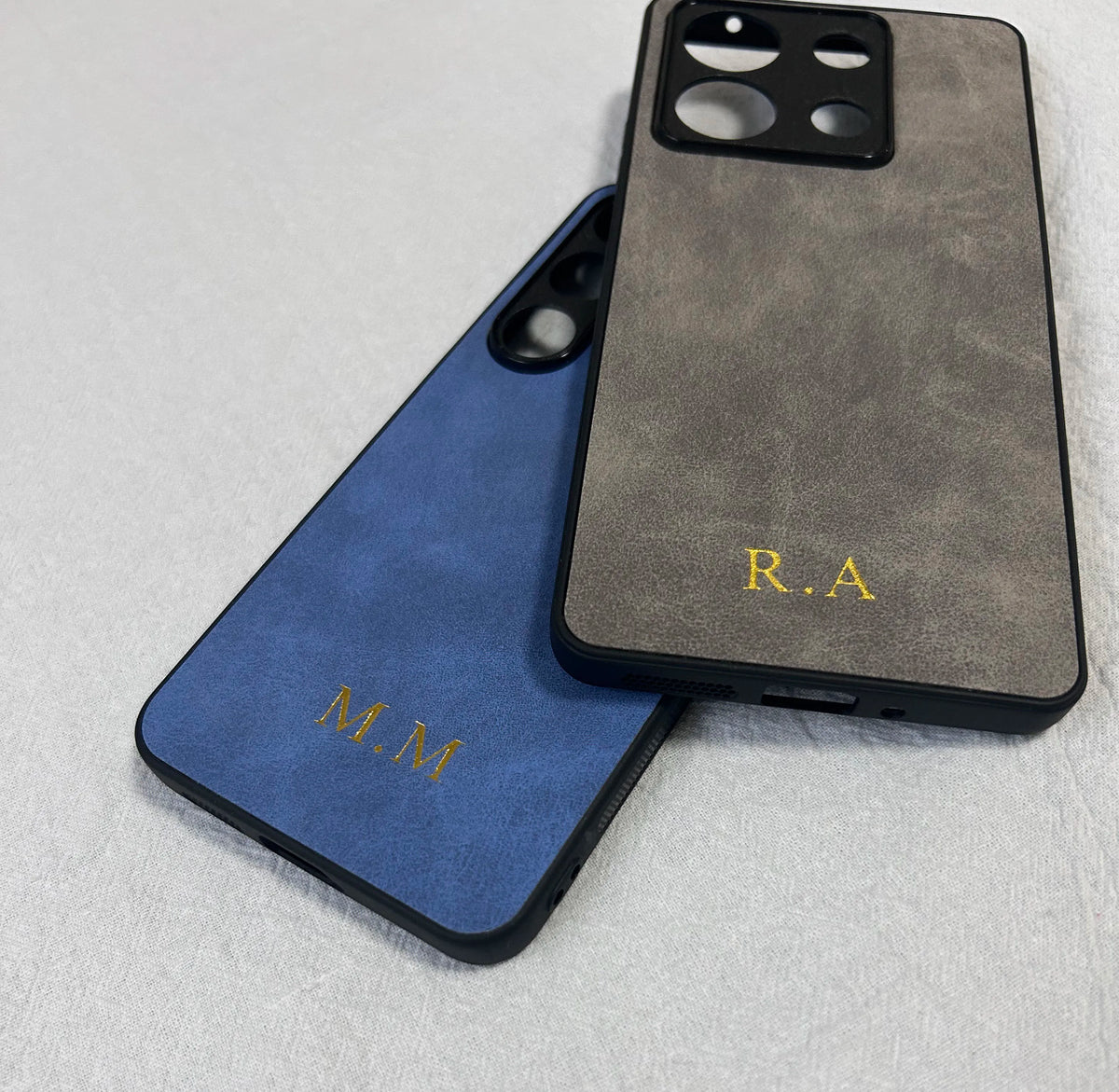 Custom Personalised Initial Name Case For Samsung galaxy S25 S24 S23 S22 S21 Plus S22 Ultra S20 S21 FE 5G S10 Leather Cover