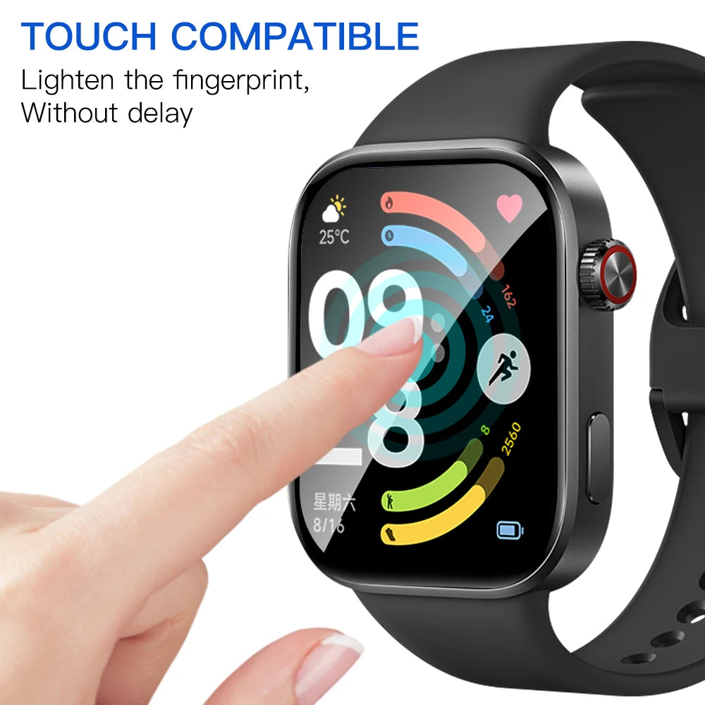 Screen Protector Film for Redmi Watch 6 - HD Clear Anti-Scratch Protective Film for Xiaomi Smartwatch
