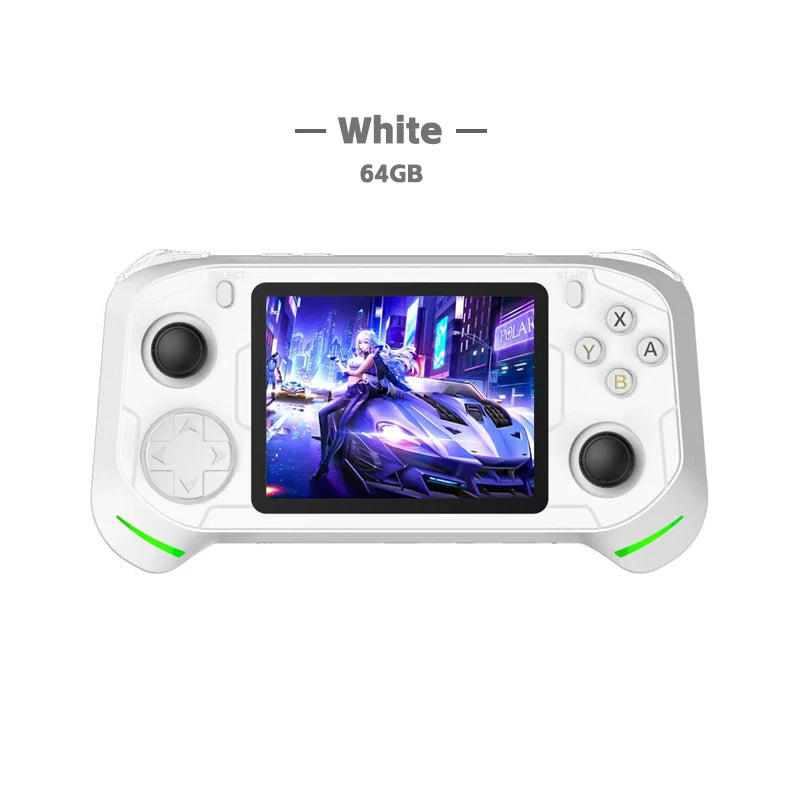 Open Source RX6H Retro Handheld Video Game Console Linux System 3.5 Inch IPS Screen Portable Pocket Video Player 64GB Games