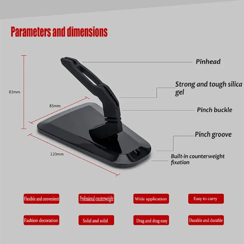 Mouse Cable Clamp Mouse Bungee Cable Holder Clip Data Line Cord Fixer Organizer for Desktop Computer Games