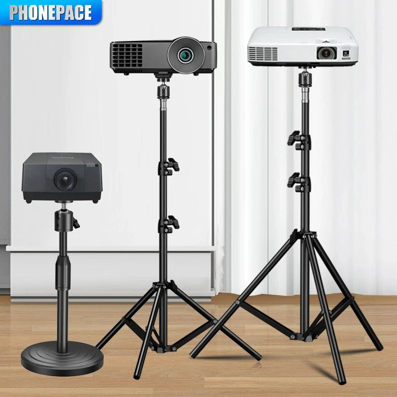 PHONEPACE Foldable Tripod Stand - Projector Camera Mobile Phone Computer Notebook Holder Durable Stable Base