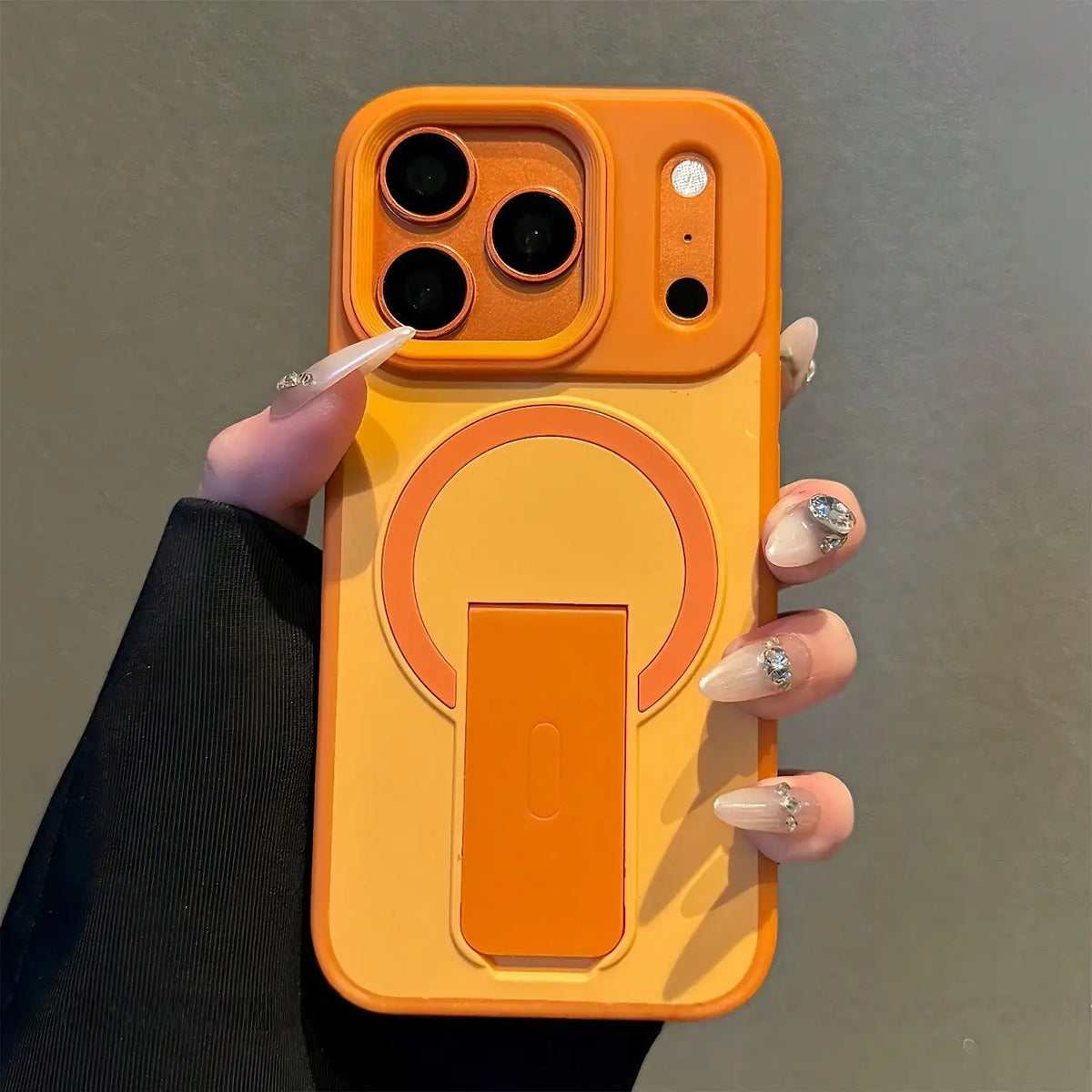 Advanced Invisible Stand Phone Case, Compatible with IPhone 17 Pro,17e,16e,15,14,13,12,11,Matte Anti Drop Protective Cover.