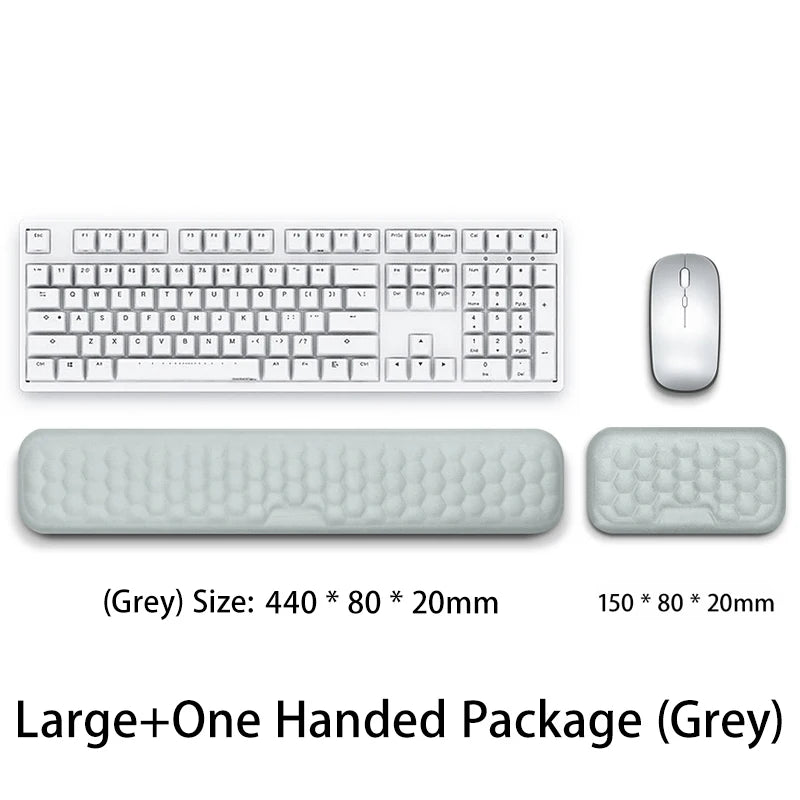 Keyboard Mouse Wrist Rest Pad Memory Foam Hand Rest Support Support Ergonomic Wrist Cushion Pad Memory Foam For Notebook Laptops