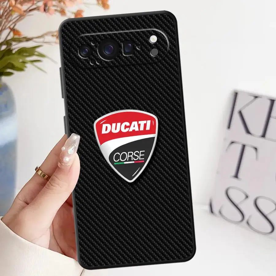 Case for Google Pixel 8a 6 7 8 Pro 10 9 Pro XL 7a 9a 6a Soft Shell Moto-rcycleS Racing DD-ucatieS