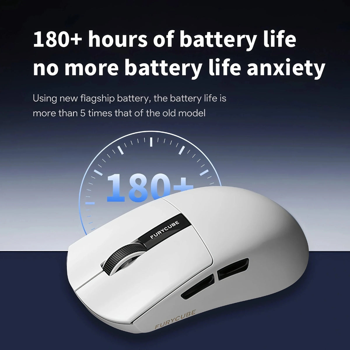 59g/64g Lightweight Wireless Gaming Mouse 12000DPI PAW3311 Triple Mode RGB Magnetic Charging Dock LED Display Rechargeable Gaming Mice