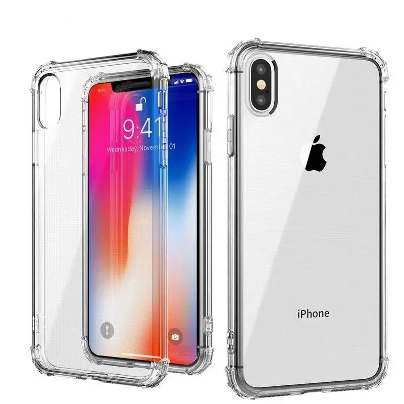 Drop Protection Clear Soft TPU Case for Iphone 17E 18 17 pro max 16e air X XS MAX XR 16E 11 12 13 14 plus 6 7 8 15 16 Cover