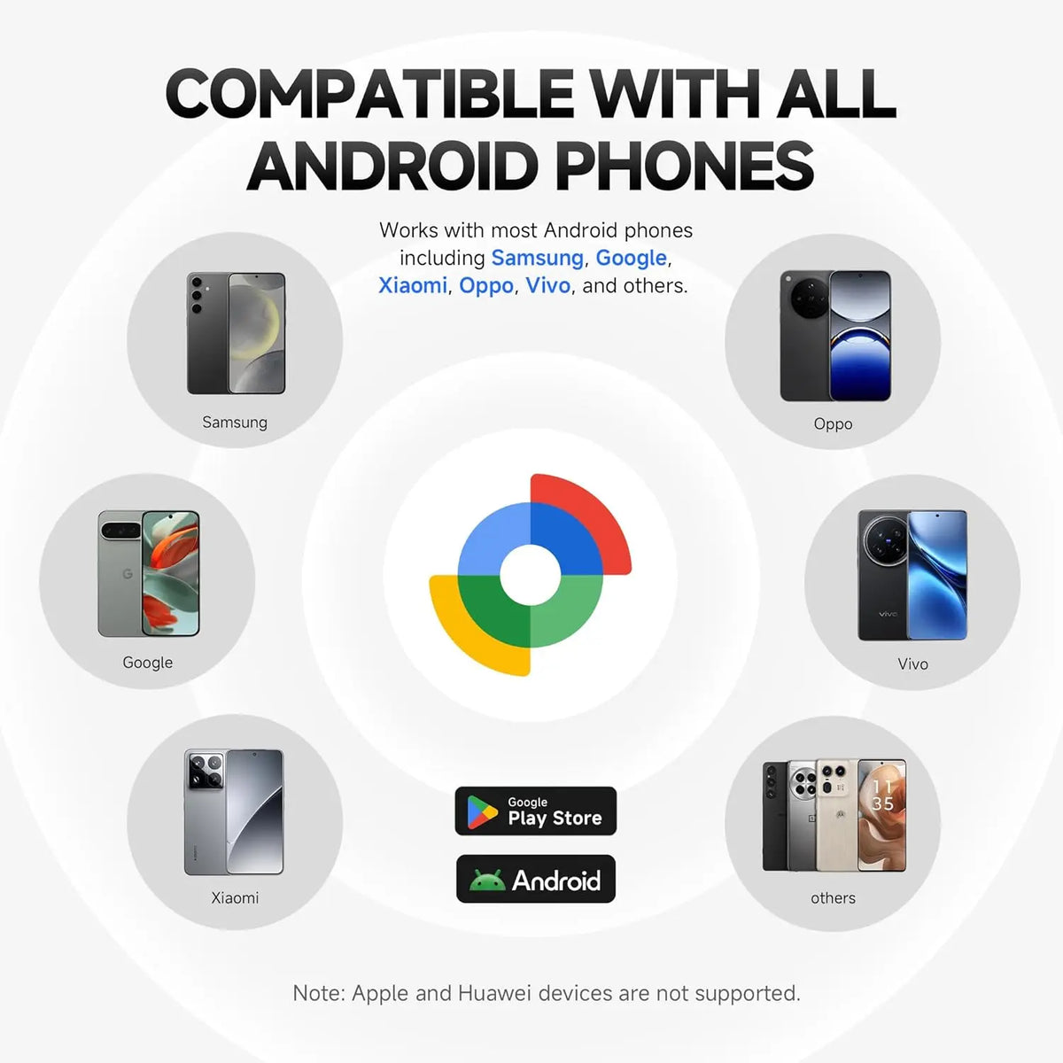 MiLi Tracker Device For google Find My Tracking iTag Bluetooth Locator Anti-Lost Device Smart Bluetooth Tracker Android System