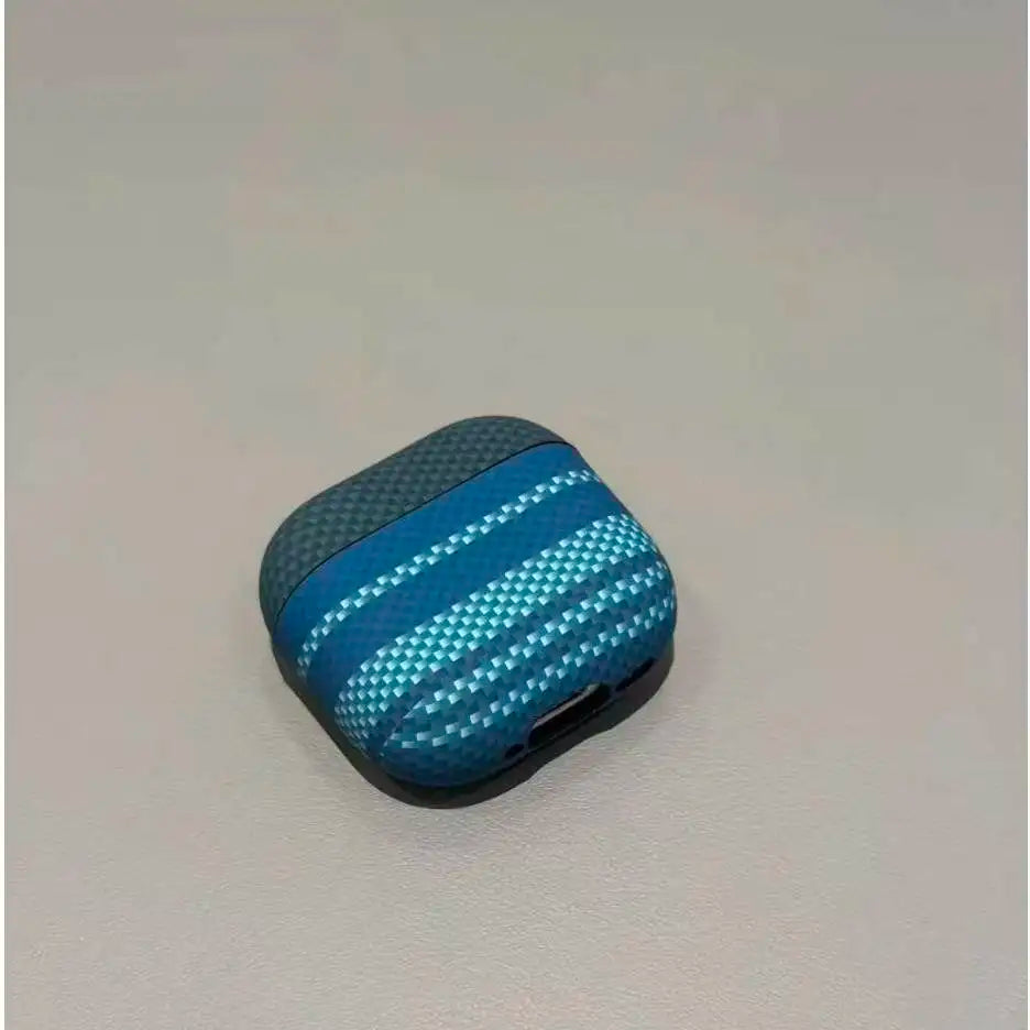 Carbon Fibre Pattern Earphone Case Cover for AirPods 1 2 3 4 Pro 2 Pro 3 Wireless Bluetooth Headset Protective Cover