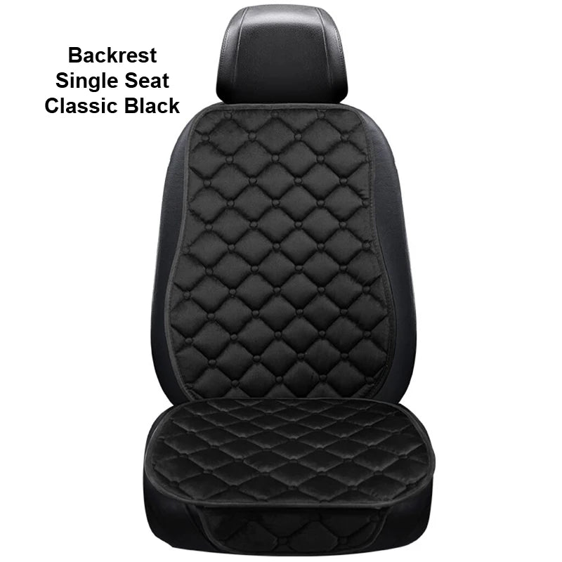 Car Seat Cover Protector Universal Winter Warm Auto Seat Cushion Rear Seat Cushion Protection Covers Back Cushion Three Piece