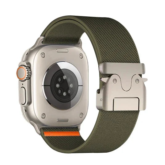 Nylon Strap for Apple Watch Ultra 2 Band 49mm 10 9 8 7 45mm 41mm 44mm 46mm 42mm Braided Elastic Bracelet for IWatch Series 6 SE