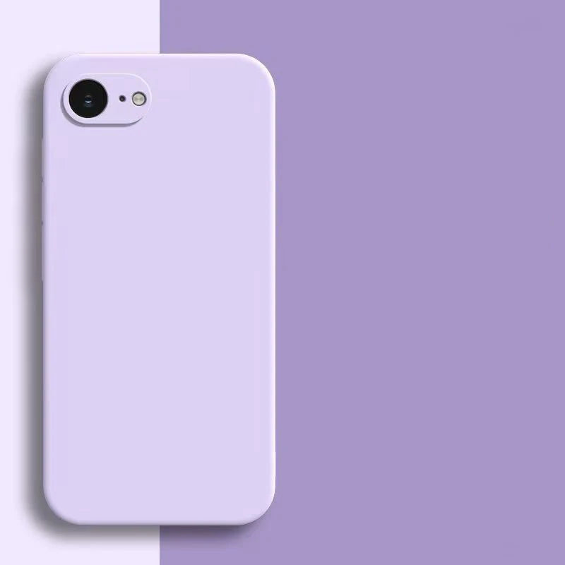 Liquid Silicone Phone Case for iphone 16 17 7 8 SE X XR Xs Max 11 12 13 mini 14 15 16 Plus 17 Pro Max 16e 17e Shockproof Cover