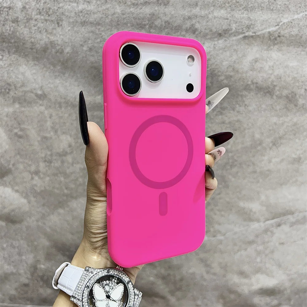 Luxury Official Original Silicone For Magsafe Magnetic Case For iPhone 17 Air 16 15 14 13 12 11 17 Pro Max Must Haves Cover