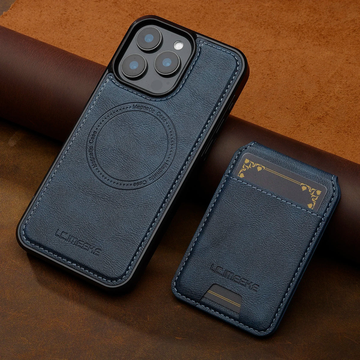 Detachable Magnetic 2 In 1 Leather Case For iPhone 16E 17 1615 14 13 12 11 Pro XS Max Air XR 8 7 Plus SE Card Pocket Phone Cover