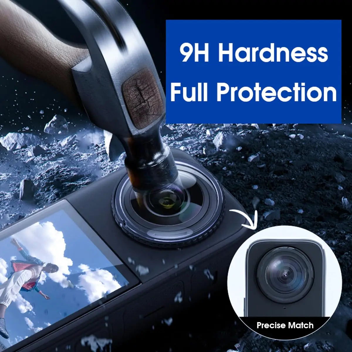Lens Guard for Insta360 X5 Accessories Anti-Reflective Tempered Glass Lens Protector Cover Wide-Angle Compatible