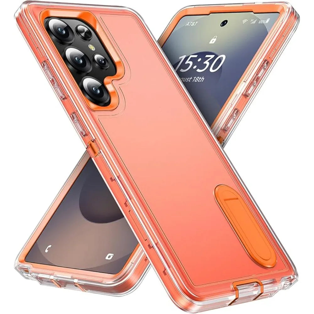 Military Grade Anti-Drop Case With Built-in Kickstand For Samsung Galaxy S26 Plus S25 S24+ S23 FE S22 Ultra Plus Protector Cover
