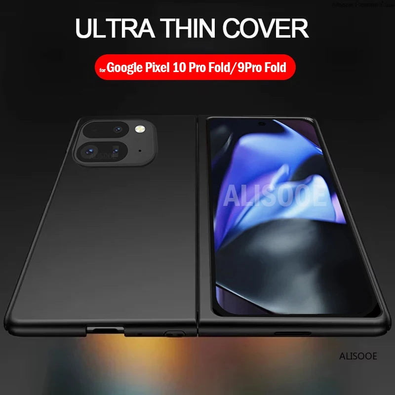 Ultra Thin Hard Case for Google Pixel 10 Pro Fold / Pixel 9 Pro Fold Case Matte Plastic PC Protection Phone Capa Cover