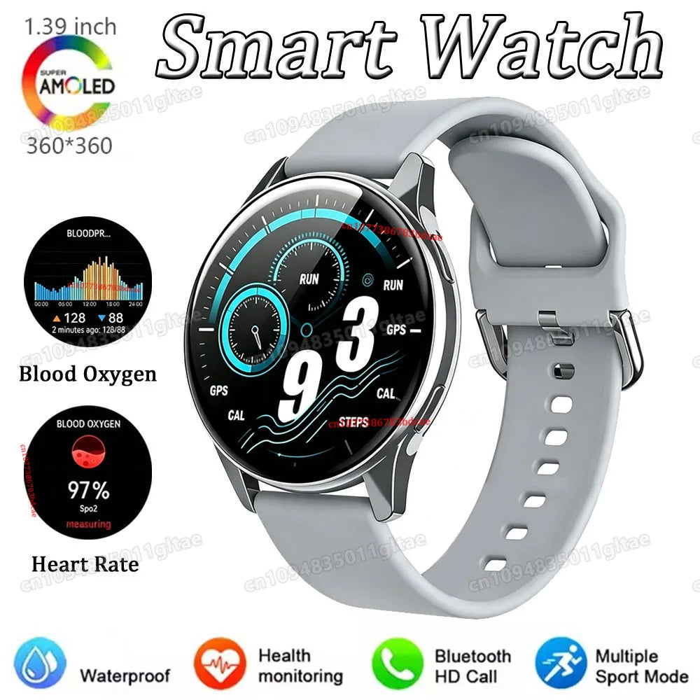 2026 New Women SmartWatch Bluetooth Call Lady Watch Sport Waterproof Heart Rate Sleep Smart Watch For Women Present Gift PKHT30
