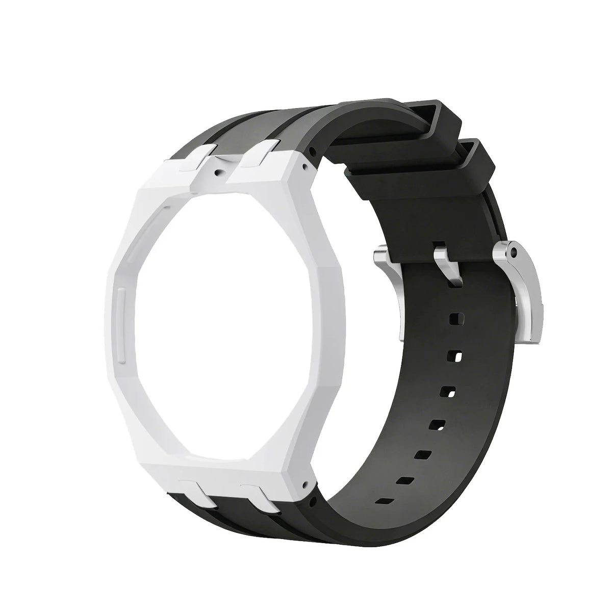 Bioceramics Watch Case+Silicone Band Modification Kit Strap Case Changer To Wristwatch Accessories For Royal Pop