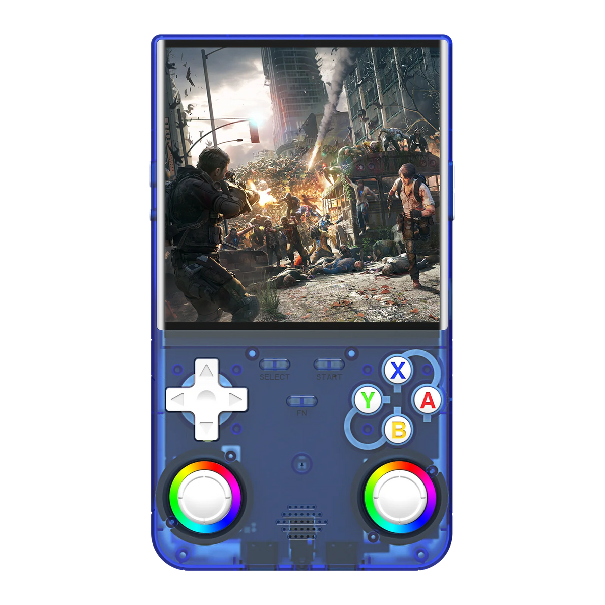 R36 Ultra Console Portable Retro Game 4‘’ IPS Screen Handheld Game Players Emulator Pocket Video Player 64G/128G