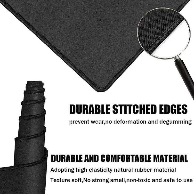 Hot Sell Large Gaming Mouse Pad Multi-size Gamer Mat Abstract XL Computer Cushion Keyboard Desk Non-Slip Rubber Locking Edge Rug