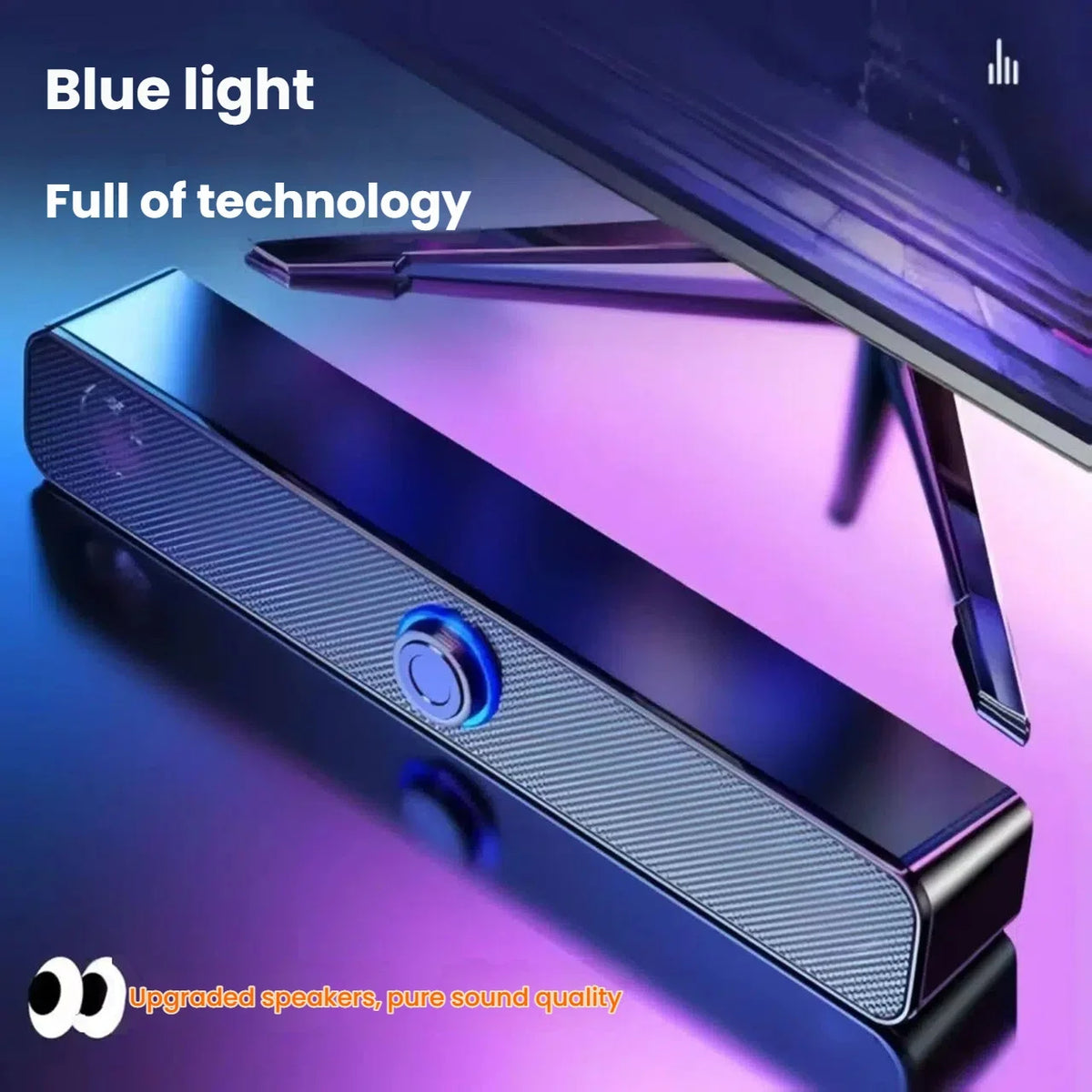 PC Soundbar Wired and Wireless Bluetooth Speaker USB Powered Soundbar for TV Pc Laptop Gaming Home Theater Surround Audio System