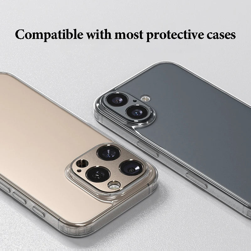 Camera Lens Protector for iPhone 16 Pro Camera Protective Film for iPhone Camera Circles for iPhone 16 Camera Protection Lens