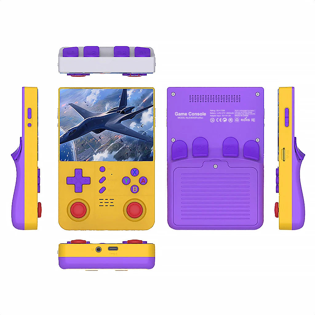 BOYHOM R 40XXPROMAX Retro Handheld with ARKOS2.0, 4.2" HD IPS Screen, 4500mAh, WiFi - Portable Classic Gaming Best Gift