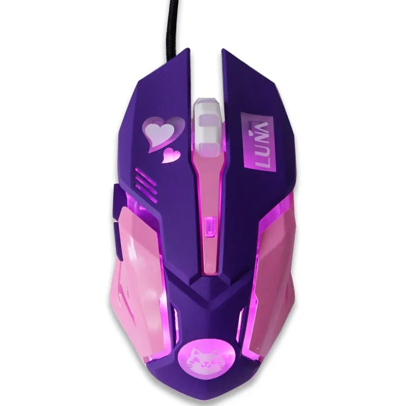 OW 6 Buttons Breathing LED Backlit Gaming Mouse D.VA Reaper Wired Computer Mouse For Overwatch PC Gamer Mice Gaming Mice Gamer