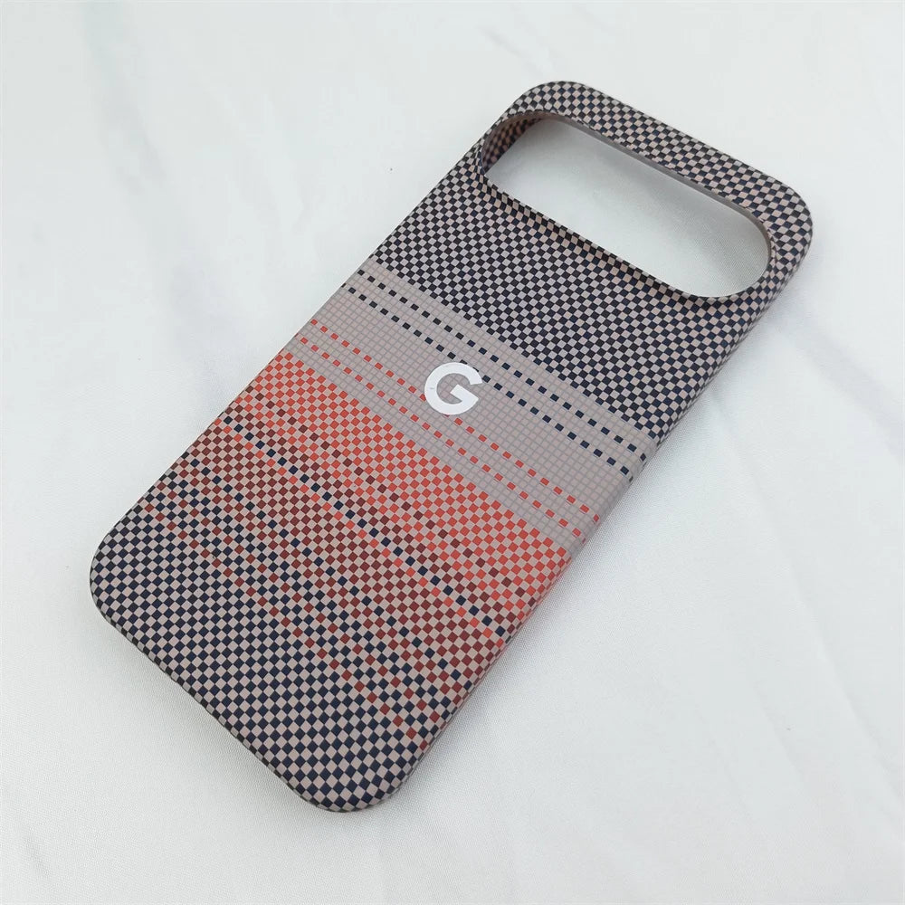 Luxury Ultra Thin Hard PC Carbon Fiber Pattern Matte Case For Google Pixel 10 9 8 7 6 Pro XL 10proxl 5G MagSafe Shockproof Cover