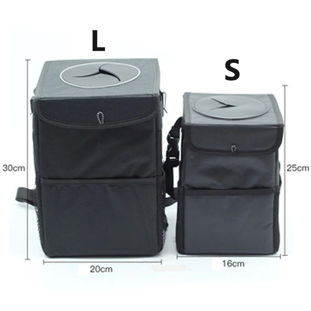 Portable Waterproof Car Trash Can Auto Organizer Garbage Bin Vehicle Accessories for Car