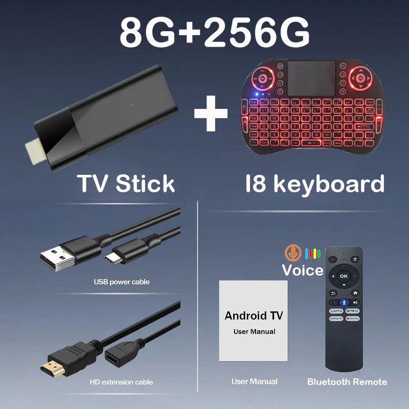 Android 16 TV Stick 4K Allwinner H313 Dual Wifi 2.4G/5.8G Quad Core HDR RAM 4GB ROM 32GB 64GB 128GB Home Theater Media Player