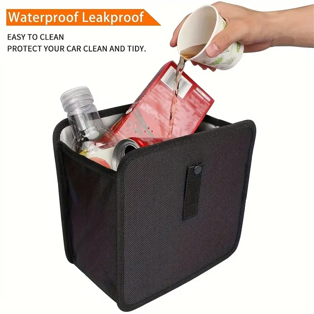 Hanging Car Trash ,Portable Storage Bag, Can Waterproof Car Trash Durable Garbage Bin Organizer for Vehicles, Fit for All Cars