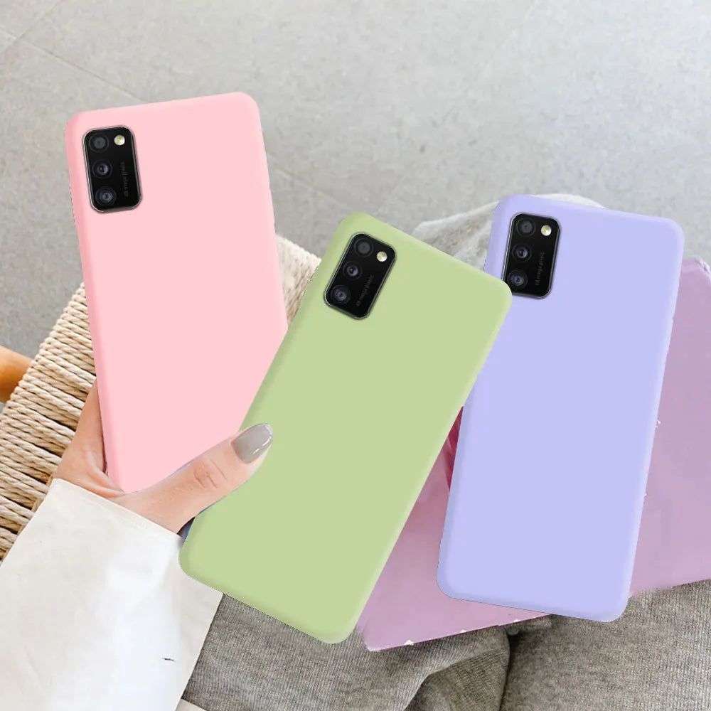 Liquid Soft Silicone TPU Protective Case For Samsung Galaxy S20 S21 S22 S23 S24 Plus Note 20 Ultra S21 FE 5G Back Cover Coque