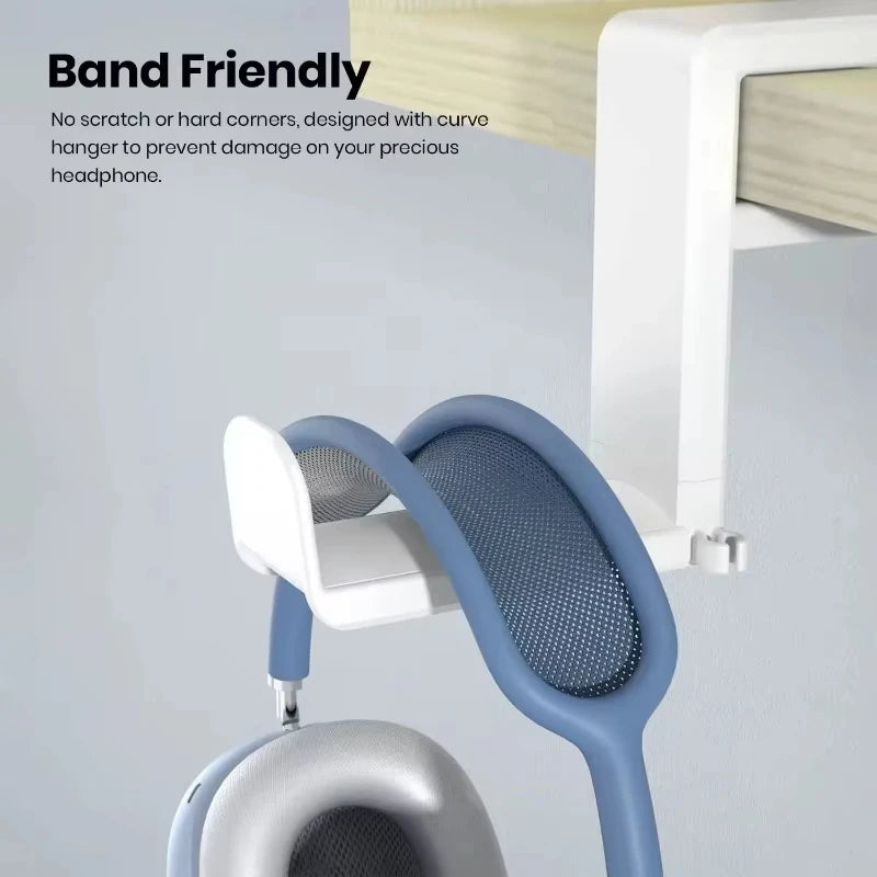 PC Gaming Headphone Stand Headset Hook Holder Hanger Mount With Adjustable 360° Rotating Arm Clamp Desk Mount Universal Bracket