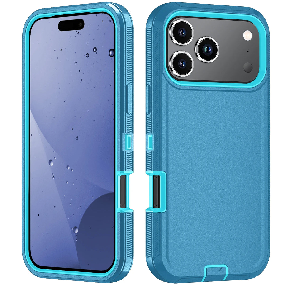 Armor Shockproof Defender Phone Case For iphone 11 12 13 14 15 16 17 18 Pro Plus Max 16E Hard PC+TPU Anti Fall Protective Cover