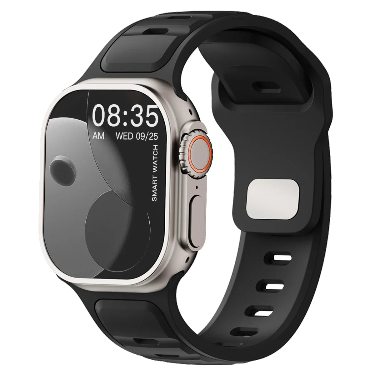 For Iwatch Series 11 10 9 8 7 6 5 4 SE3 Ultra 3/2 Silicone Strap Sports Band for Apple Watch 49mm 46mm 45mm 44mm 42mm 41mm 40mm
