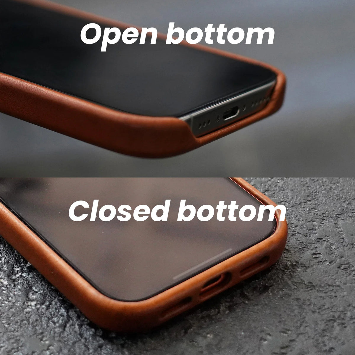 YMW Handmade Italian Genuine Leather Case for iPhone 17 16 15 Pro Max Magnetic Luxury Business Retro Cowhide Phone Cover
