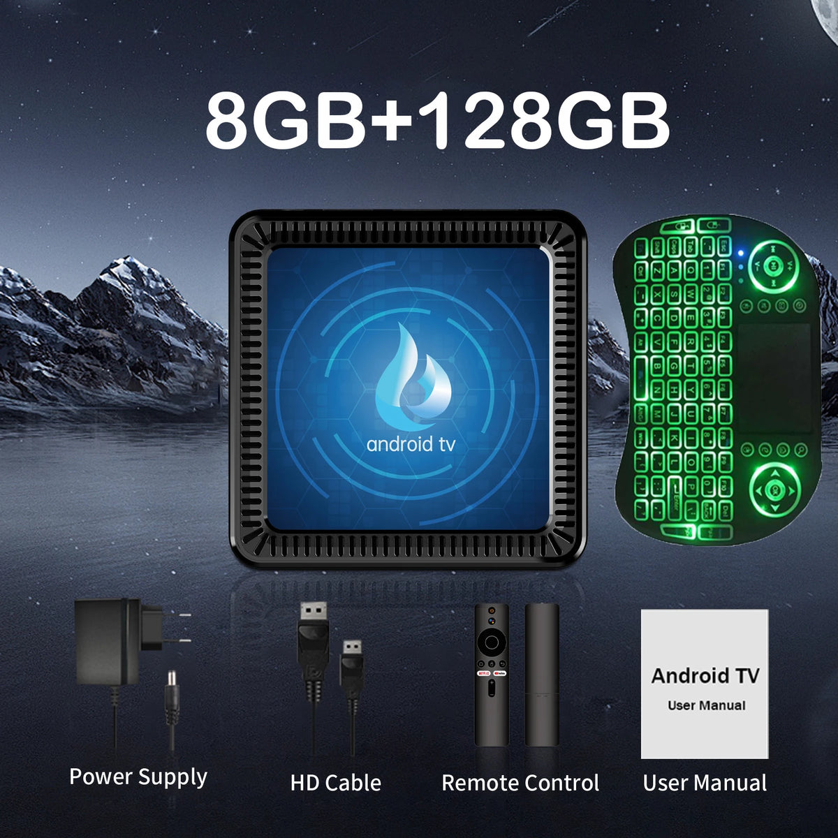 Q17 Smart TV Box Android 16 Bluetooth6.0 Allwinner H313 Quad Core 8K Ultra HD 8GB+256GB Google Netflix Media Player Set Top Box