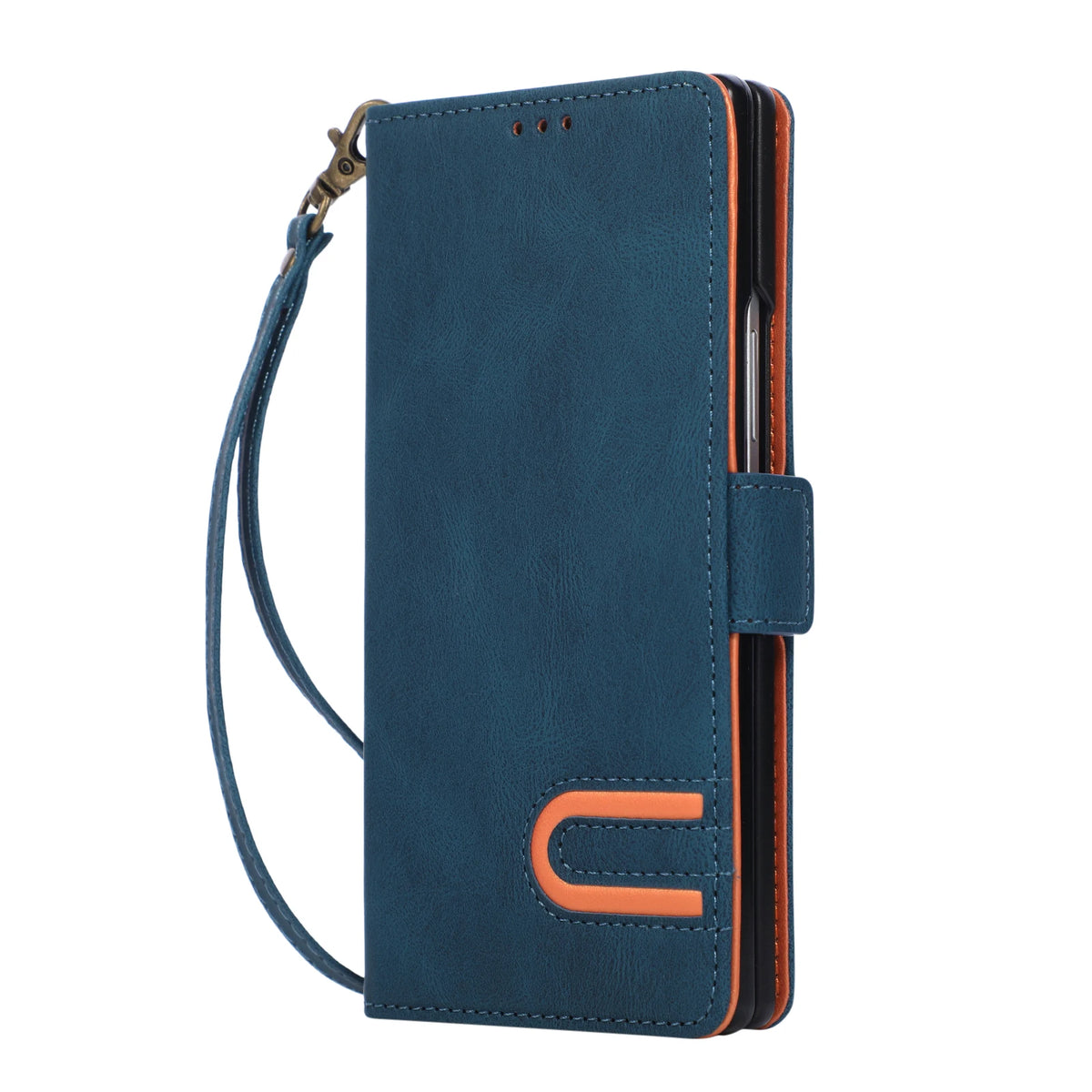 Retro Leather Flip Wallet Case for Samsung Galaxy Z Fold 8 Ultra 7 6 5 4 3 Fold8 Fold7 Fold6 Fold5 Card Holder Stand Phone Cover