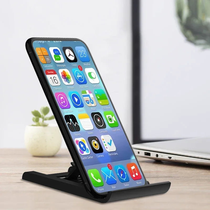 Desktop Foldable Phone Holder Stand Portable Tablet Stand Desk Lazy Bracket For iPhone 13 Pro iPad Mobile Phone Tablet below 12